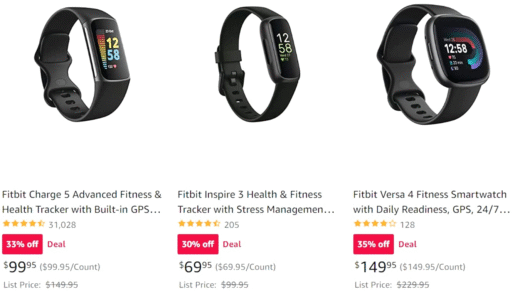 Фітнес трекери Fitbit на Black Friday