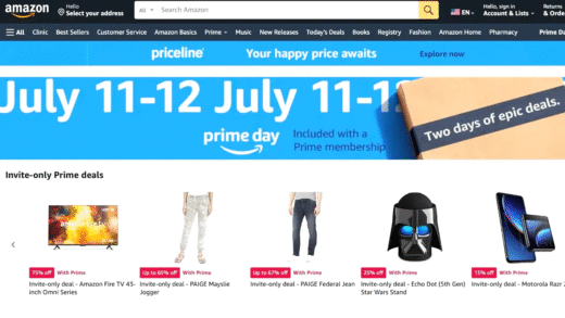 Зображення знижок під час Prime Day