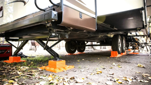 Блоки для RV на дорозі