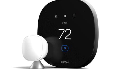 Термостат ecobee в інтер'єрі