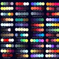 Приклади art palettes для живопису