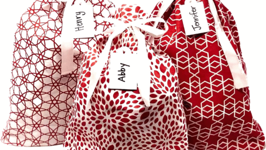 Багаторазові подарункові мішки для свят