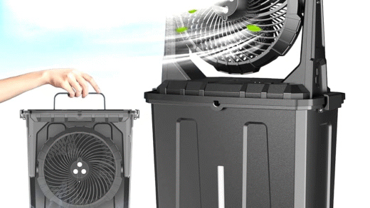 Вентилятор для кемпінгу з функцією розпилення