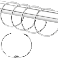 Гачки для душових штор в інтер'єрі