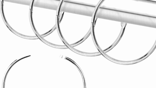 Гачки для душових штор в інтер'єрі