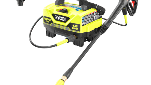 Мийка високого тиску Ryobi в дії