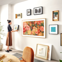 Samsung Music Frame в інтер'єрі