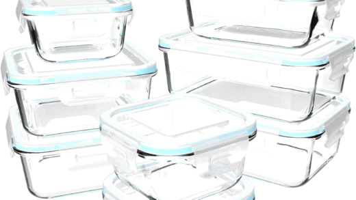 Скляні контейнери для зберігання продуктів