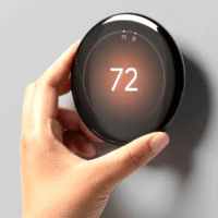 Термостат Nest в інтер'єрі