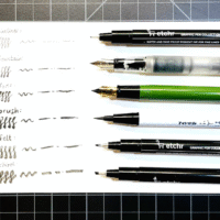 Ручки для письма різних типів