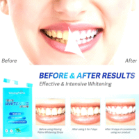 Відбілюючі смужки для зубів на фоні