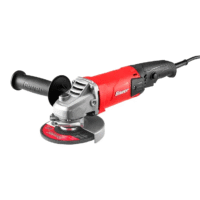 Кутова шліфувальна машина в дії