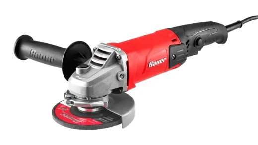 Кутова шліфувальна машина в дії