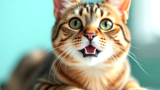 Кіт з добавками для зубів