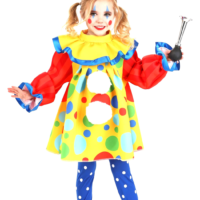 Яскраві клоунські костюми для дітей