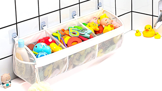 Гарний органайзер для іграшок для ванни