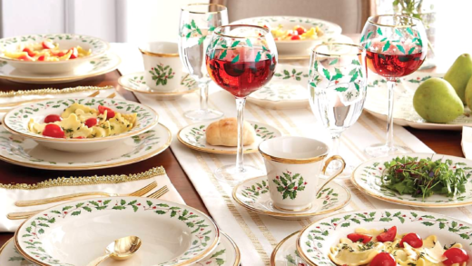 Святковий посуд для вечері